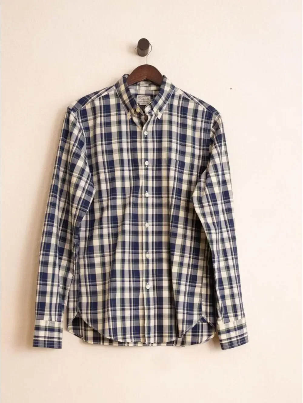 J.Crew Slim Fit Plaid Button Down Shirt Men’s Small